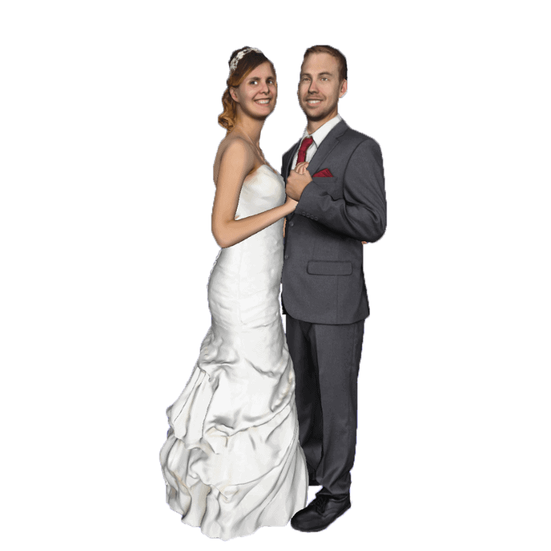 full body 3d scanners for 3d printed figurines, 3d portraits and 3d selfies by twindom 23 3d bride groom