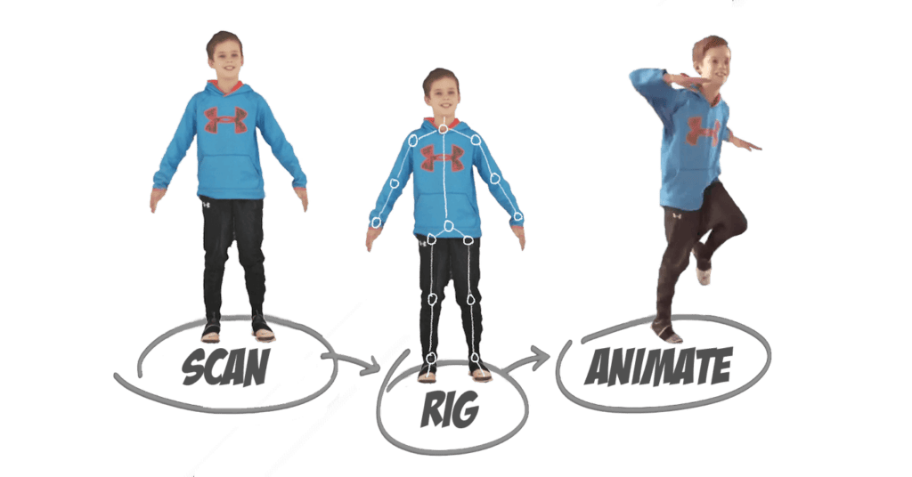 event services 12 rigging boy animation